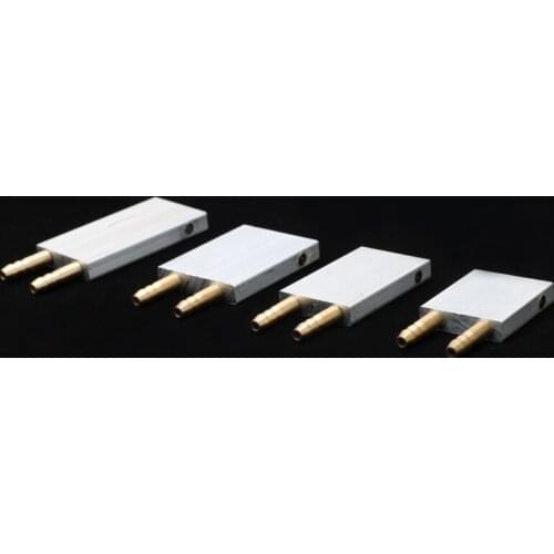 Brushless ESC Water Cooler Plate Aluminum Alloy Plate+Copper Nozzle for RC Electric Boat Model Water Cooling System Adapter