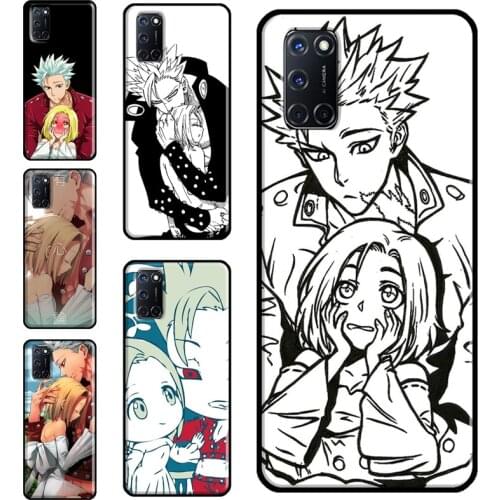 Seven Deadly Sins Ban Elaine Case For OPPO A15 A83 A91 A93 A31 A53 A5 A9 2020 A52 A72 A1K A3S A5S Reno2 Z F5 F7 Cover