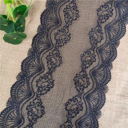 E1094 Wide 20cm Elastic Lace Lace Lace Fabric DIY Crafts Sewing Accessories Wedding Hair Clothing Supplies