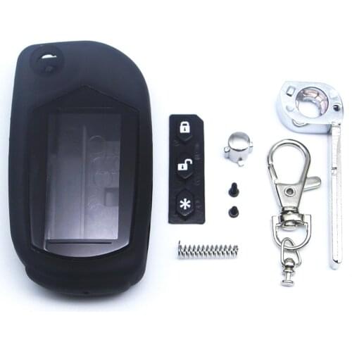 Hot sale A91 Uncut Case with Glass A91 B9 Switchblade Key Case Shell For Starline A91 B9 A61 B6 uncut blade Folding Remote Key