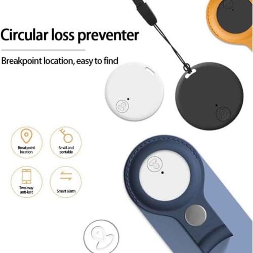 Round Bluetooth Anti-lost Device Small And Portable Bluetooth 5.0 Pet Phone APP Two-way Reminder Anti-lost Device