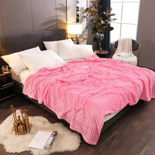 Cute pink blankets quilts twin full queen king fashion blankets soft Throw Flannel blankets on Bed/car/sofa comfortable rugs