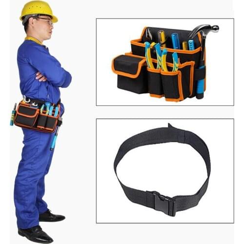 Multifunctional Tool Bag Durable Waterproof Canvas Tool Bag Belt Bag Electrician Repair Tool Bag Storage Bag Tool Pocket