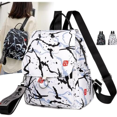 Fashion Backpack Women Oxford Cloth Shoulder Bag School Bags for Teenage Girls Light Ladies Travel Backpack mochila feminina