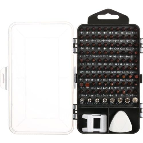 Electronic Repair Tool Preicision Screwdriver Bit 117 in 1 Magnetic Screwdriver Set for Phone Tablet PC
