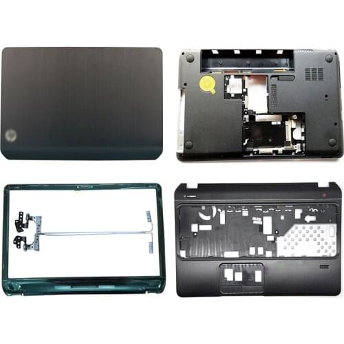 New Laptop LCD Back Cover/Front Bezel/Hinges/Palmrest/BottomCase For HP Pavilion DV6 DV6-7000 DV6-7100 DV6-7200 Black 682047-001