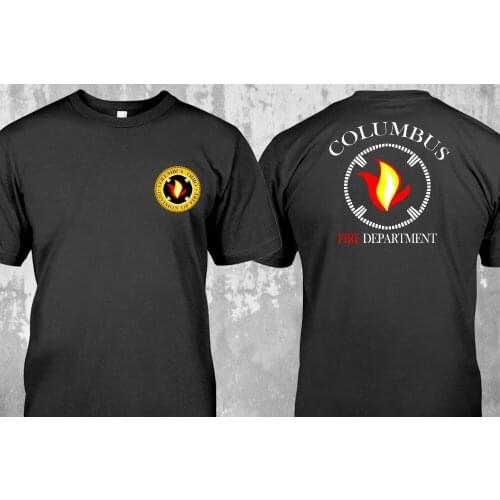 New Columbus Ohio Fire Department Division of Fire Show Duty Rescue 2019 Brand Clothing Casual Male Designing Cheap T Shirts