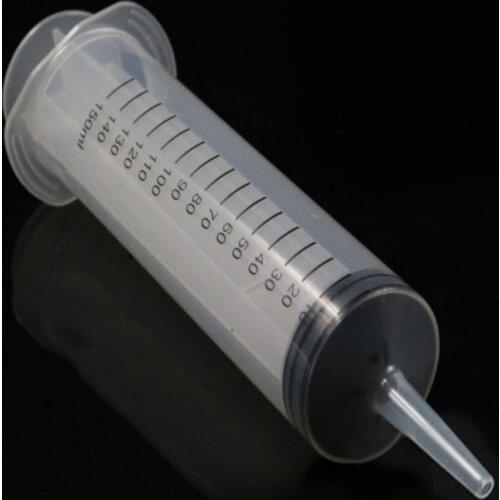 100ml / 150ml Reusable Big Large Hydroponics Plastic Nutrient Sterile Health Measuring Syringe Tools Cat Feeding Accessories NEW