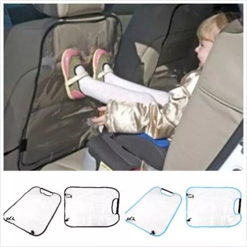 Anti Stepped Dirty Car Seat Back Protector Cover for Children Babies Kick Mat Protects Chair Cover Auto Clear Mat
