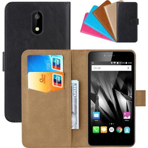 Luxury Wallet Case For Micromax Canvas Magnus HD Q421 PU Leather Retro Flip Cover Magnetic Fashion Cases Strap