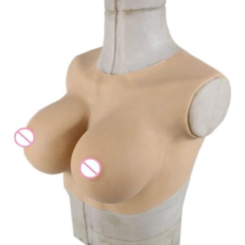 Upgraded Version Cosplay Fake Breasts Pseudonym Large Silicone bodysuit Simulation Drag Queen for Crossdresser Transgender Meme