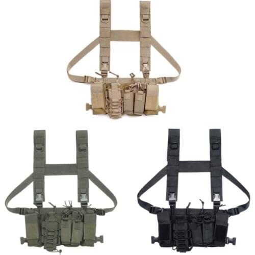 Tactical vest bag Military Tactical Vest Molle Combat Assault Plate Carrier Tactical Vest CS Outdoor Walkie-talkie bag