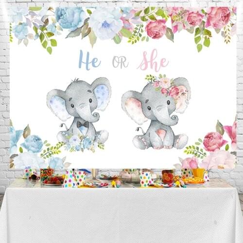 Sensfun Boy or Girl Party Circle Party Photography Backdrop Birthday Photo Party Background Vinyl Booth Props Photocall