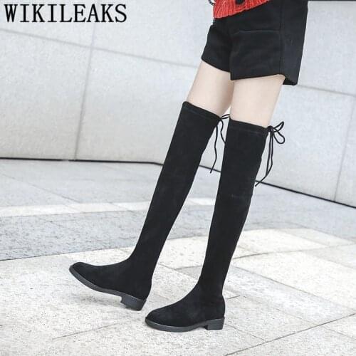 Thigh High Boots Black Boots Luxury Boots Winter Shoes Women Long Shoes Fashion Cuissardes Sexy Talons Hauts Sexy Hautes Сапоги