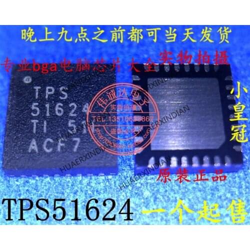 1Pieces New Original TPS51624RSM TPS51624 QFN32 In Stock Real Picture