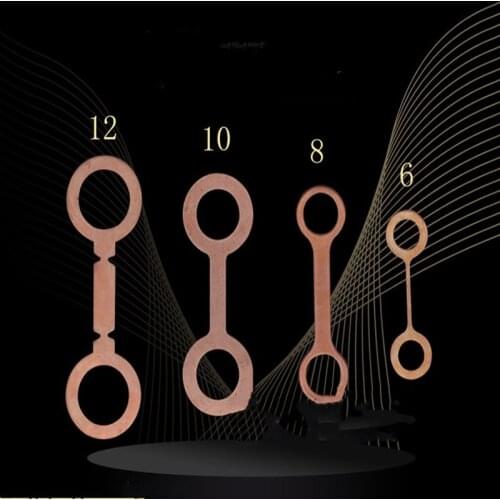 50PCS diesel oil return tube gasket M6 M8 M10 M12 oil pipe copper clamp pad, common rail injector repair tools