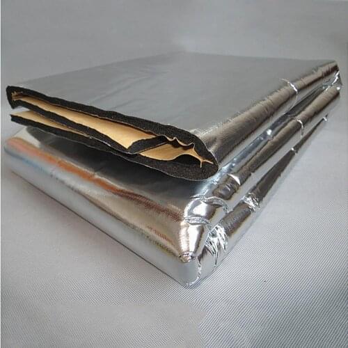 Car Vehicle Hood Engine Thicken Aluminum Foil Sound Heat Insulation Mat Pad Durable Sound Heat Insulation Car Engine Protector