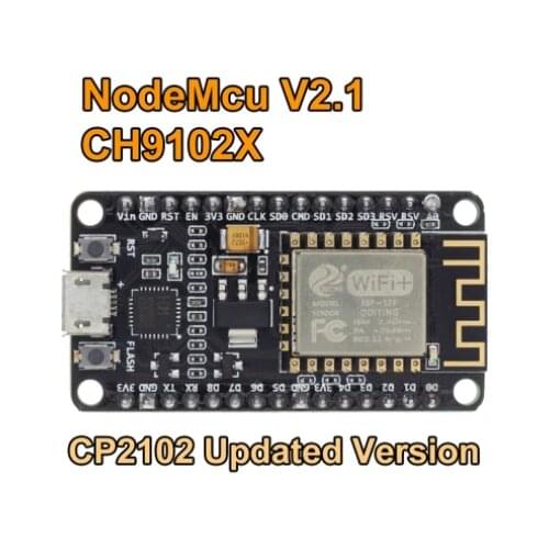 Wireless module NodeMcu V2.1 CH9102X (CP2102 Updated version ) Lua WIFI Internet of Things development board based For Arduino