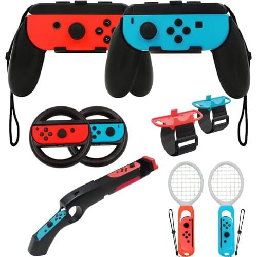 2pieces/set Controller Grips Case for Nintendoswitch Nintend Switch Handle NS N-Switch Game Console Accessories
