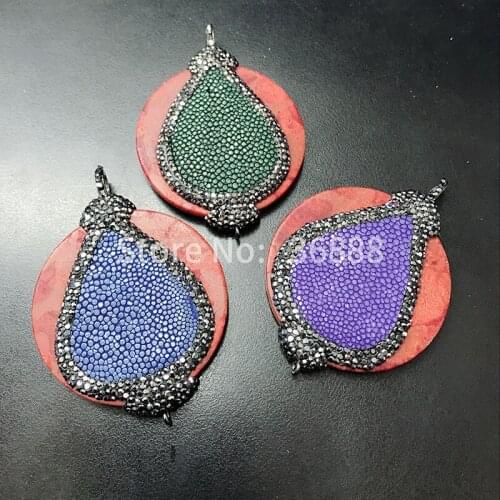 Hand made colorful coral pendant, fashionable and beautiful Drop Pendant