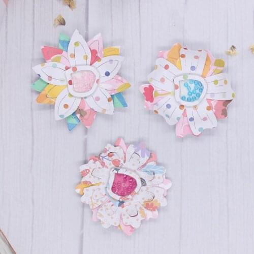 ZLDECOR Flower Shakers Metal Cutting Dies Stencils for DIY Scrapbooking Decorative Embossing DIY Paper Cards