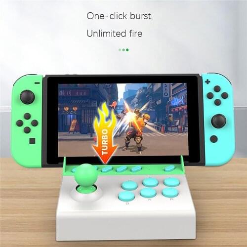 Game Joystick For Nintend Switch Console Single Rocker Control with 8 Tubro Action Buttons Adapter Arcade USB Game Handle