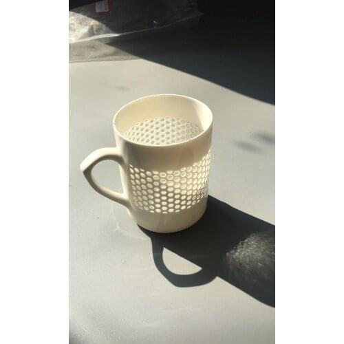 Ceramic Mug Office Cup Creative Large Capacity Linglong Empty 360ML
