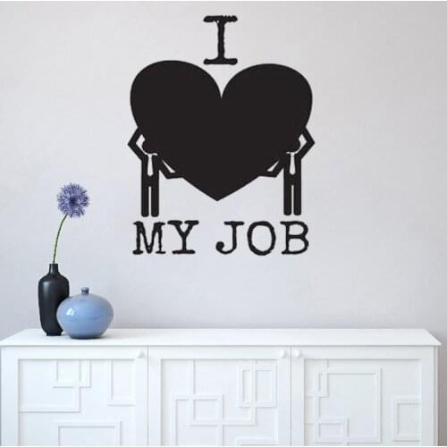 Wall Stickers Vinyl Decals Motivational Quotes Job Office Room Decoration Removable Art Decor Inspirational O10