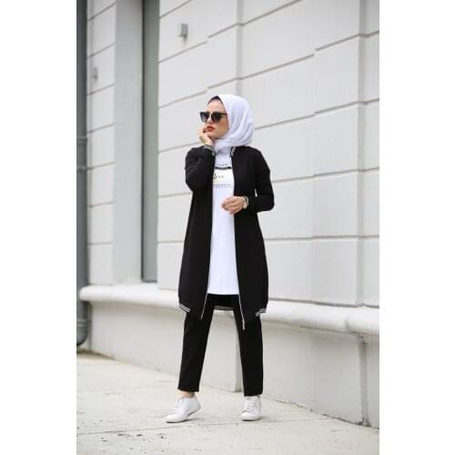 New Season Women 2 piece Tracksuit Sportswear Islamic Clothing Abaya Kaftan Tunic Kimono Muslim Islamic Fashion Modest Fashion