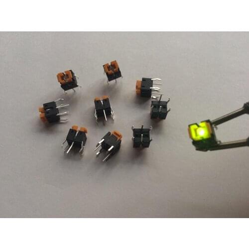 Original new 100% TLL-65DB-PG with LED light touch switch 6*6*7 green light-emitting switch