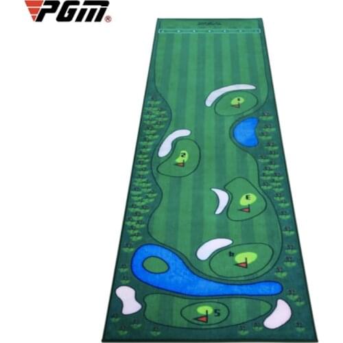 PGM Golf Indoor Putter Blanket Return Practice 80x300cm Office Home Putting Trainer Mat Push Exercise TL028