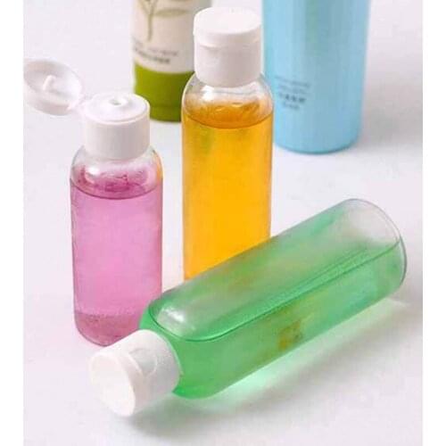 100ml Travel Makeup Empty Plastic Bottles Flip Cap For Liquid Lotion Cream