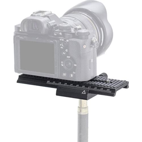 Fotofate LP-01 2-Way Macro Focus Focusing Rail Slider Fo DV Camcorder DSLR Camera with standard 1/4" screw