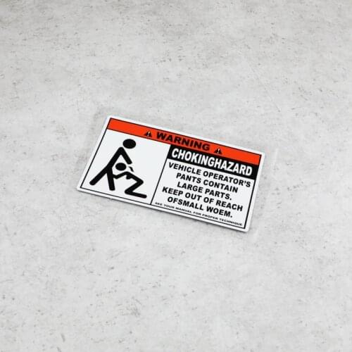 Car Styling and Decals Warning Keep Out of Reach Woman Motorcycle Auto Window Stickers Applique