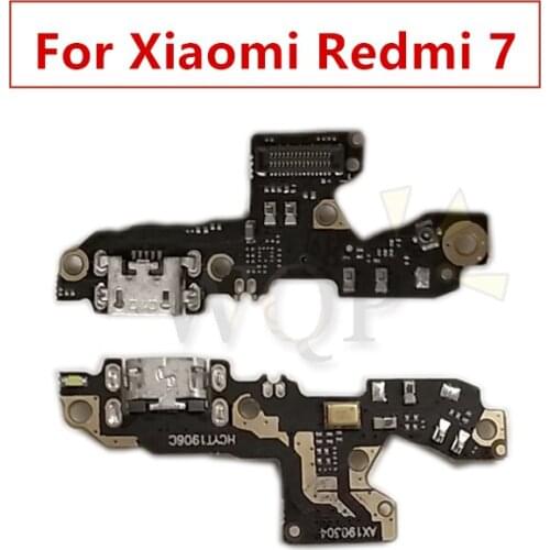 For Xiaomi redmi 7 USB Charger Port Flex Cable Charging Dock Connector PCB Board Ribbon Flex Cable + Headphone Jack Audio