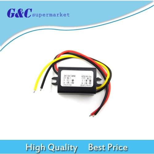 Waterproof DC/DC Converter 12V Step Down to 9V 3A 15W Power Supply Module
