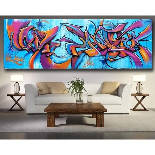 Wxkoil Street Art Graffiti Vinie-Mandra 2 Wall Art Canvas Painting For Living Room Home Decor Oil Painting On Canvas