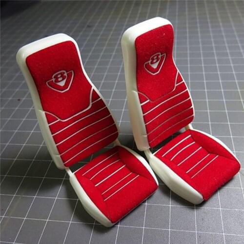 DIY Car Seat Suede Decorative Stickers for 1/14 Scania RC Car Trucks Cab Seats Upholstery DIY Accessories