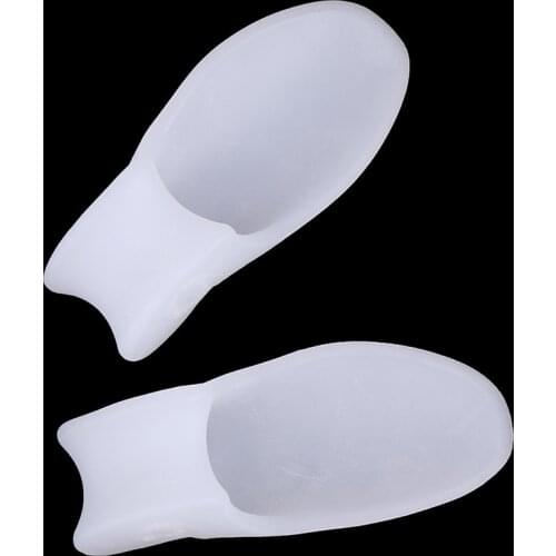1 Pair Alignment Pain Relief Thumb Corrector Orthotics Feet Care tool Silicone Gel Protector Toe Straightener Separator