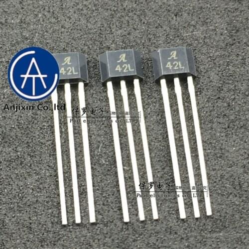 10pcs 100% orginal new real stock Hall element A3142LUA-T A3142 silk screen A42L TO-92 magnetic sensor