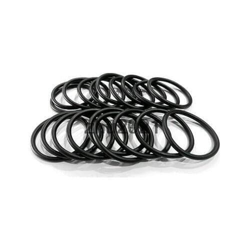 100Pcs Black O Ring Sealing Rubber Ring Gaskets NBR Nitrile -Butadiene Rubber Washer 11/12/13/14/15/16/17/18/19/20 x 2mm