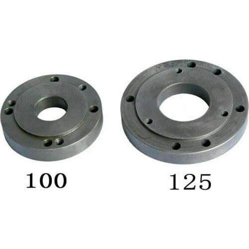 1X CNC Lathe Machine Tool Part Back Connection Plate 100mm or 125mm