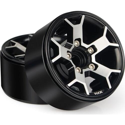 Remote Control Car Part Aluminum Alloy CNC 1.9'' Metal Wheels Capra TRX-4 SCX10 iii Rims 1 Pair