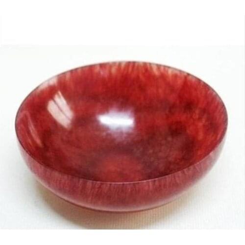 Diameter: 10.5 cm * / rare Chinese natural red jade bowl