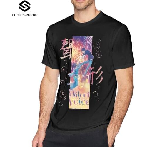 Koe No Katachi T Shirt Silent Voice Koe No Katachi Poster T-Shirt Fashion Man Tee Shirt Tshirt