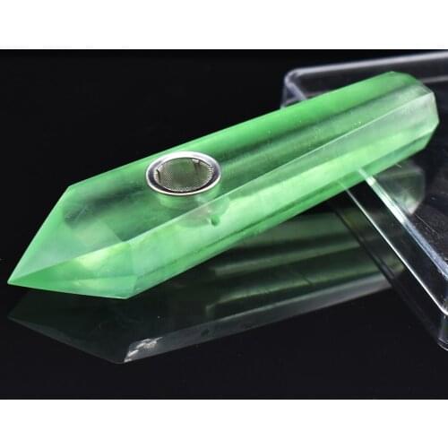 Crystal Stone Modern Home Decor Living Room Decoration Stone Smoking Pipe To Heal Crystal Stone Tobacco Pipe