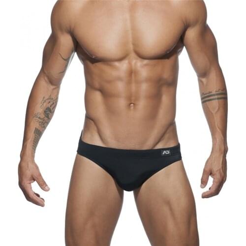 New With Push Pad Mens Swimming Trunks Low Waist Sexy Bikini European American Fashion Tether Beachwear Spa Beach Surf Sport