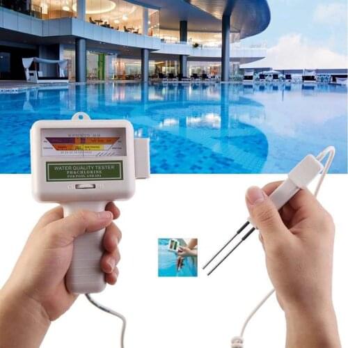 2 In 1 PH Chlorine Meter Water Quality Tester Portable PH CL2 Device for Swimming Pool Aquarium Spa