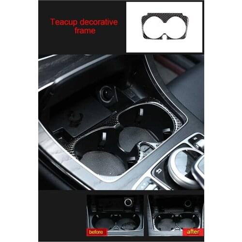 For Benz GLC 2015-2019 carbon fiber Glass lifting frame 4pcs