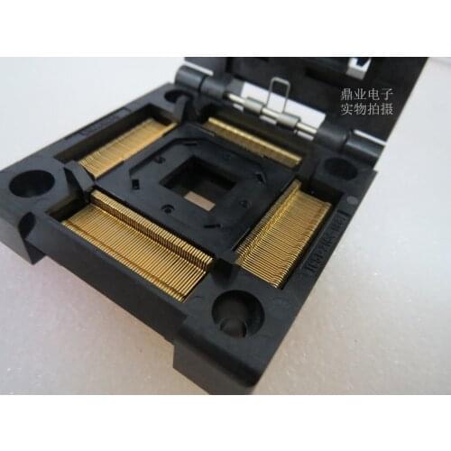 Clamshell LQFP216 TQFP216 IC51-2164-1887-10 spacing 0.4mm IC Burning seat Adapter testing seat Test Socket test bench in stock